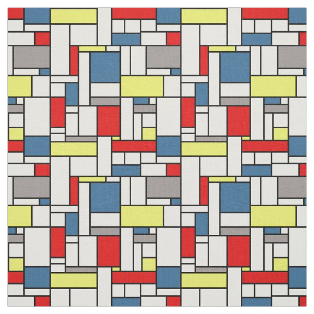 Tecido Design mondrian (Modelo)