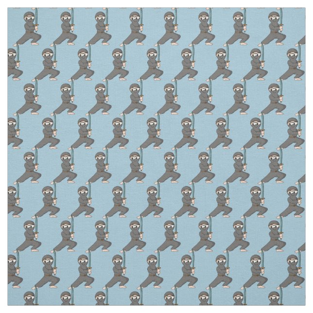 Tecido Design Ninja 2 cinza (Modelo)