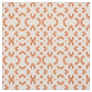 Tecido Design Retro Arco-íris em Pastel Rust e Deserto