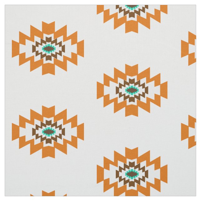 Tecido Design Tribal Americano Nativo do Sudoeste Aztec (Modelo)