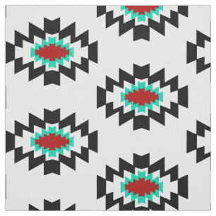 Tecido Design tribal do nativo americano asteca do