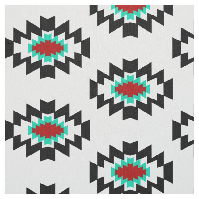 Tecido Design tribal do nativo americano asteca do (Modelo)