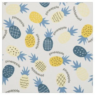 Tecido Design Tropical de Pineapple no Havaí