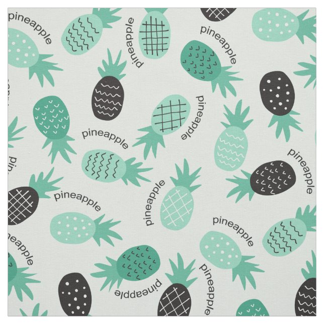 Tecido Design Tropical de Pineapple no Havaí (Modelo)
