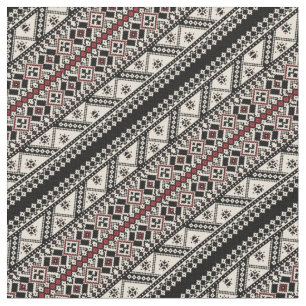 Tecido Design ucraniano decorativo bonito dos padrões