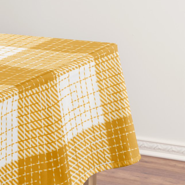 Tecido Design Xadrez Amarelo e Branco em Negrito (Criador carregado)