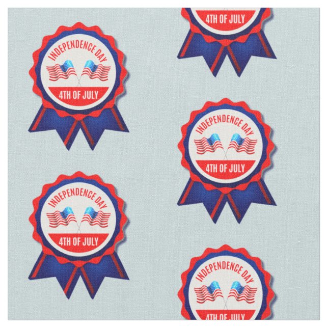 Tecido Dia da Independência Design de 4 de julho (Detalhe)