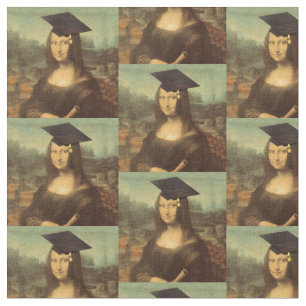 Tecido Dia de Formatação de Mona Lisa