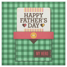 Tecido Dia de os pais Feliz