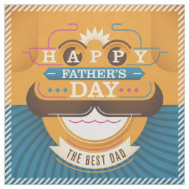 Tecido Dia de os pais Feliz