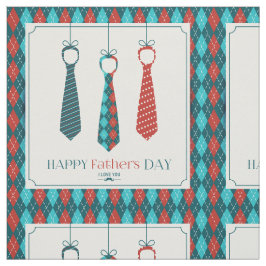 Tecido Dia de os pais Feliz