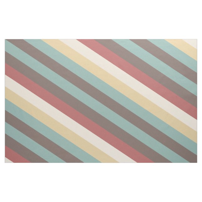 Tecido diagonal do teste padrão das listras da cor (Fat Quarter)
