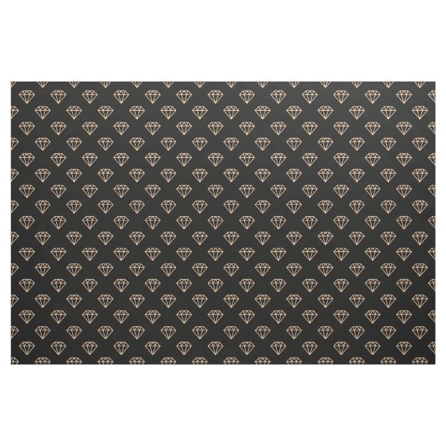 Tecido Diamante - Areia em Preto (Jarda)