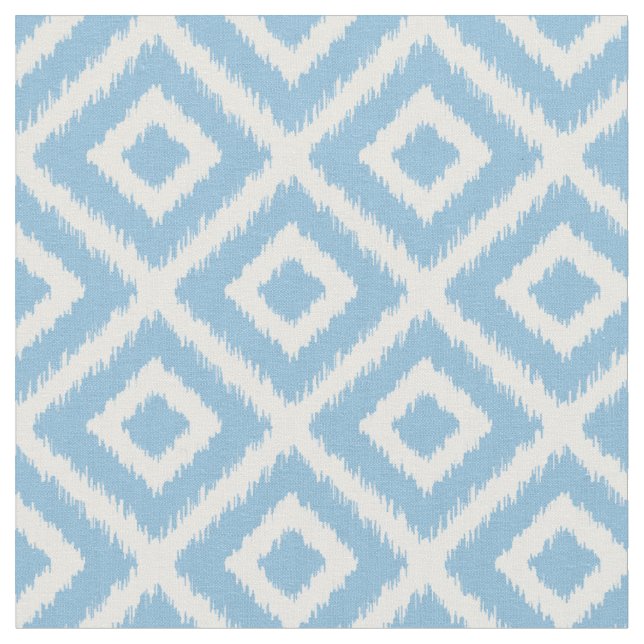 Tecido Diamantes de Ikat Azul (Detalhe)