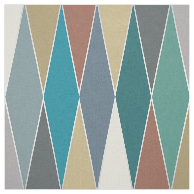 Tecido Diamantes Modernos de meio século (Grande) (Modelo)