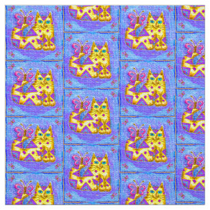 Tecido Diamond Cat