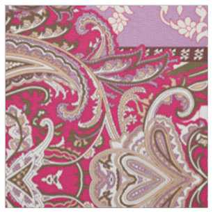 Tecido Diamond Zigzag Têxtil   Lavanda de Paisley