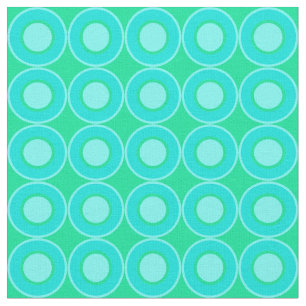 Tecido Dimensionar Rosquinhas Teais Com Preenchimento Em 