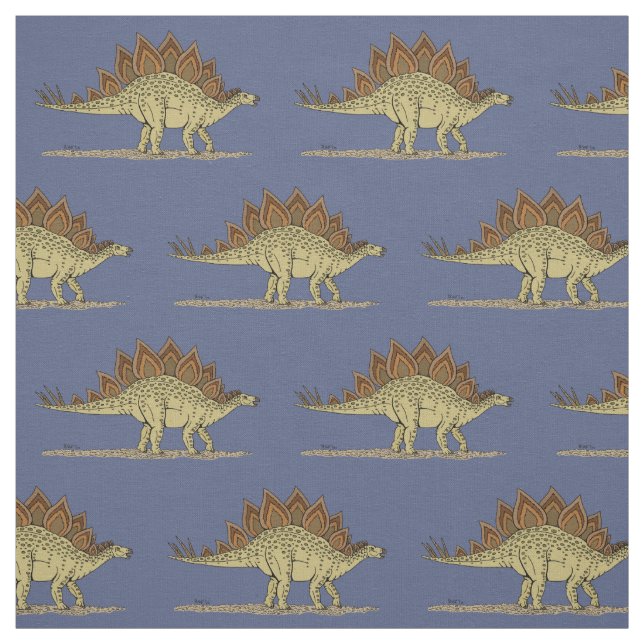 Tecido Dinossauro Jurássico Stegossauro (Modelo)