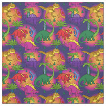 Dinossauros Bonitos Padrão Dinossauro Colorido