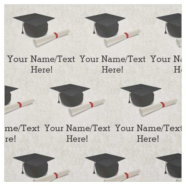 Tecido Diploma do boné de formatura customizável (Modelo)