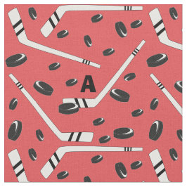 Tecido Discos e varas de hóquei