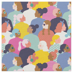 Tecido Diversidade de mulheres - mulheres de várias raças
