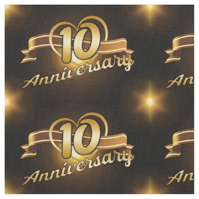 tecido do 10º aniversário! (Detalhe)