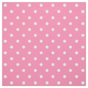 Tecido do Bolinhas rosa