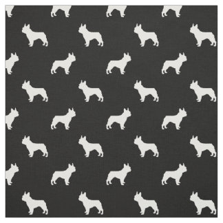 Tecido do cão de Boston Terrier - preto e branco