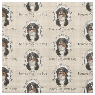 Tecido do cão de montanha de Bernese