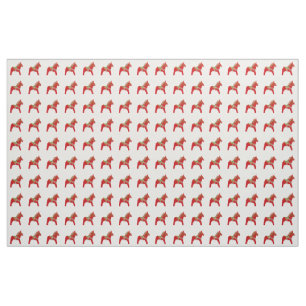 Tecido do cavalo de Dala do Natal