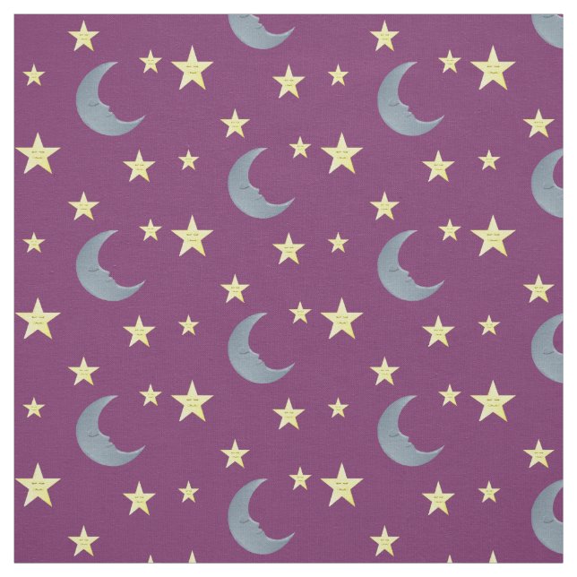 Tecido do Céu Dormindo - roxo (Modelo)