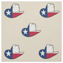 Tecido do chapéu de vaqueiro da bandeira de Texas