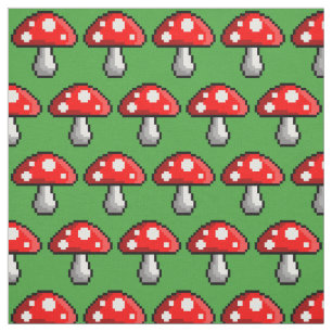 Tecido do cogumelo do pixel