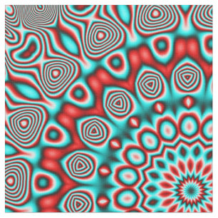 Tecido do costume da arte abstracta 100