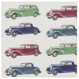 Tecido do costume dos carros vintage