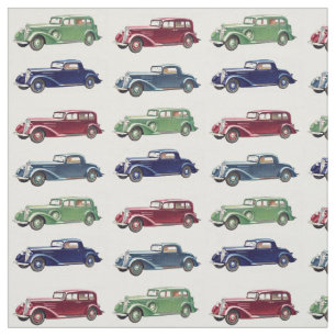Tecido do costume dos carros vintage