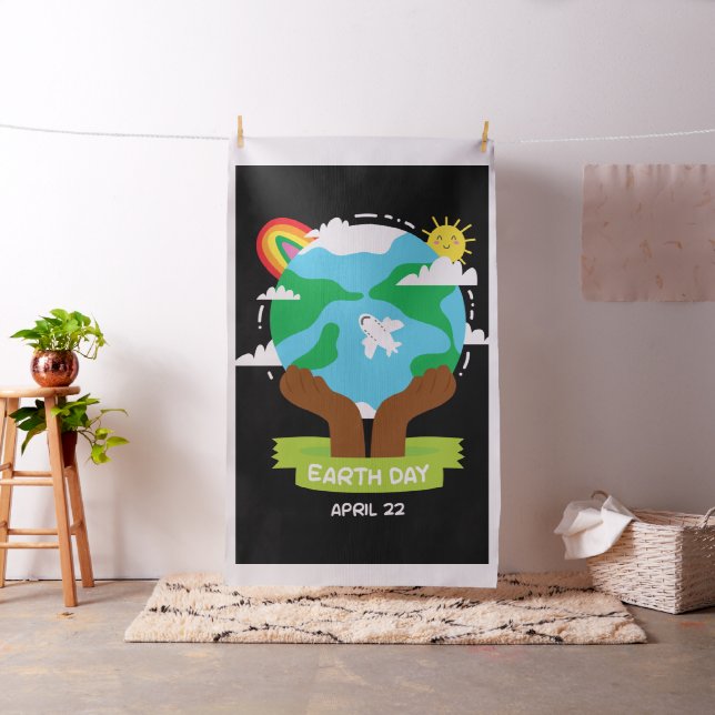 tecido do Dia da Terra africano do arco-íris (In Situ)