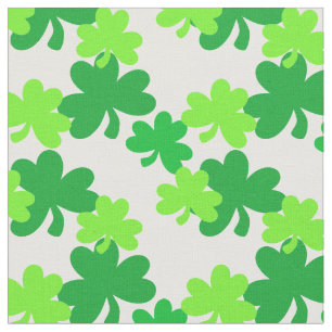 Tecido do dia de St Patrick verde-claro dos trevos