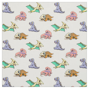 Tecido do dinossauro do bebê