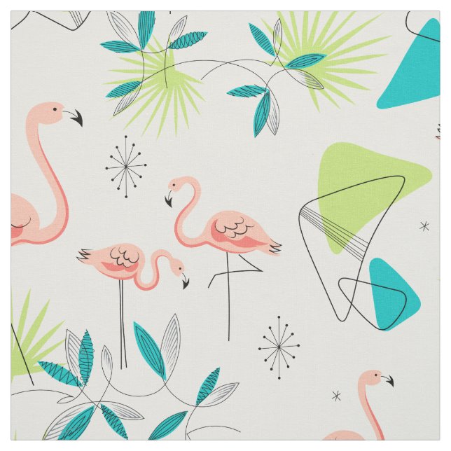 Tecido do Flamingo-rama (Modelo)