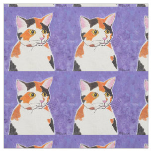 Tecido do gatinho da chita