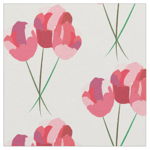 Tecido do gráfico da tulipa