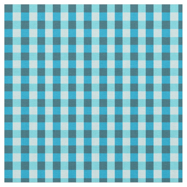 Tecido do guingão de turquesa (Detalhe)