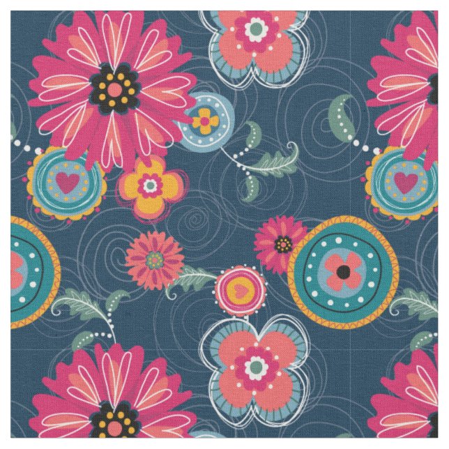 Tecido do impressão do Scribble de Boho (Detalhe)