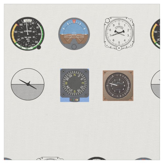 Tecido do instrumento de aviões (Detalhe)