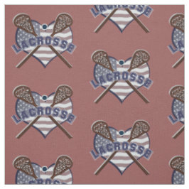 Tecido do Lacrosse com a bandeira dada forma