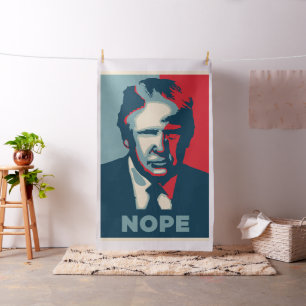 tecido do nope de Donald Trump