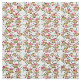 Tecido do padrão da Bell de Natal